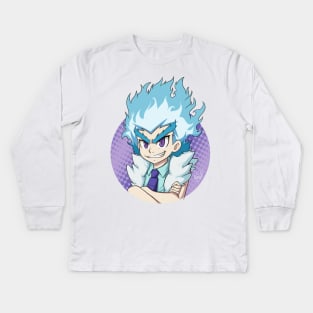 Lui Shirosagi from Beyblade Burst Kids Long Sleeve T-Shirt